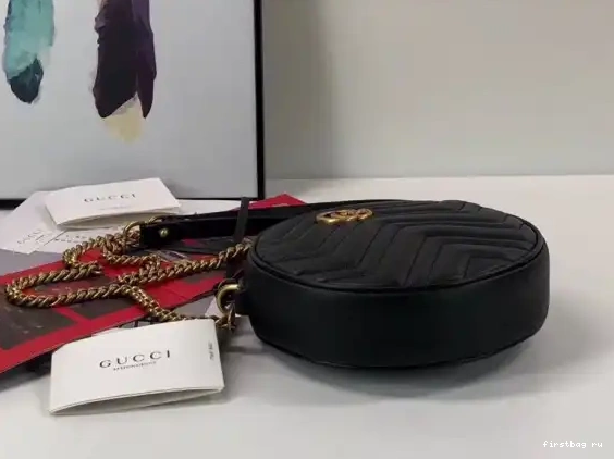 Firstbag ru Marmont GG bag Gucci mini round shoulder 0612